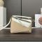 Loewe Mini Puzzle Edge Bag In Bicolor Calfskin Apricot/Soft White