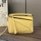 Loewe Mini Puzzle Bag In Soft Grained Calfskin Dark Butter