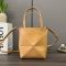 Loewe Mini Puzzle Fold Tote In Shiny Calfskin Warm Desert