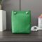 Loewe Pebble Pouch In Smooth Calfskin Evergreen