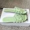 Loewe Petal Anagram Slides Women Soft Calfskin Mint Green