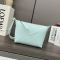Loewe Puzzle Fold Pouch In Shiny Nappa Calfskin Iceberg Blue