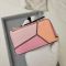Loewe Puzzle Coin Cardholder In Classic Calfskin Cherry/Pink
