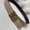 Loewe Reversible Anagram Belt In Togo Calfskin Apricot
