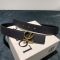 Loewe Reversible Belt In Epsom Calfskin Black
