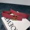 Loewe Reversible Belt In Epsom Calfskin Burgundy