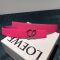 Loewe Reversible Belt In Epsom Calfskin Rose