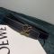 Loewe Reversible Belt In Togo Calfskin Black