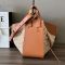 Loewe Small Hammock Bag In Classic Calfskin and Anagram Jacquard Brown