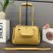 Loewe Small Madrid Bag In Supple Calfskin Desert Yellow