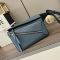 Loewe Small Puzzle Bumbag In Classic Calfskin Atlantic Blue