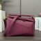 Loewe Small Puzzle Edge Bag In Classic Calfskin Crimson