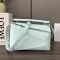 Loewe Small Puzzle Edge Bag In Classic Calfskin Iceberg Blue