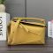 Loewe Small Puzzle Edge Bag In Classic Calfskin Desert Yellow