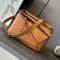 Loewe Small Puzzle Bag In Soft Grained Calfskin Caramel