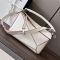 Loewe Small Puzzle Bag In Soft Grained Calfskin White/Brown