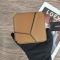 Loewe Puzzle Squared Zip Wallet In Classic Calfskin Brown