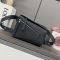 Loewe Small Puzzle Edge Bumbag In Grained Calfskin Black