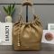 Loewe Small Squeeze Bag In Mellow Nappa Lambskin Oak