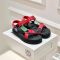 Loewe Strappy Espadrille Sandals Unisex Nylon Black/Red
