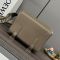 Loewe XS Military Messenger Bag with Jacquard Strap In Supple Smooth Calfskin Khaki
