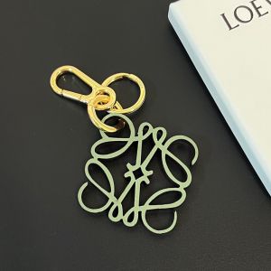 Loewe Anagram Charm In Calfskin Green