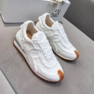 Loewe Flow Runner Sneakers Unisex Denim White