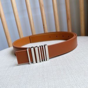 Loewe Graphic Logo Buckle Belt 2.8 In Smooth Calfskin Brown/Silver