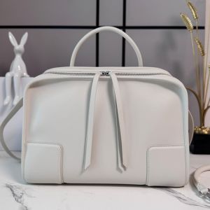 Loewe Large Amazona 180 Bag In Soft Calfskin White