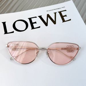 Loewe LW50037 Anagram Sunglasses In Metal Pink