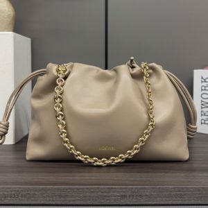 Loewe Medium Flamenco Purse In Mellow Nappa Lambskin Sand