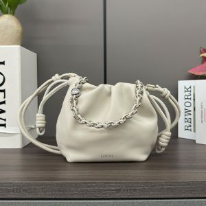 Loewe Mini Flamenco Purse In Mellow Nappa Lambskin Sea Salt