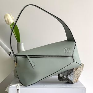 Loewe Puzzle Hobo In Nappa Calfskin Grey
