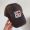 Loewe Anagram Love Heart Embroidery Baseball Cap In Worn Canvas Grey