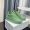 Loewe Flow Runner Sneakers Unisex Calfskin and Suede Light Green