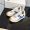 Loewe Flow Runner Sneakers Unisex Nylon and Suede White/Blue