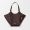 Loewe Hammock Flip Bag In Classic Calfskin Dark Chestnut