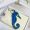 Loewe Hippocampus Charm In Calfskin Blue