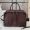 Loewe Large Amazona 180 Bag In Suede Dark Chestnut