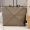 Loewe Large Horizontal Puzzle Fold Tote In Soft Grained Calfskin Taupe