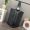 Loewe Large Pebble Bucket Bag with Woven Strap In Mellow Calfskin Black
