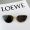 Loewe LW50037 Anagram Sunglasses In Metal Black/Gold