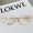 Loewe LW50037 Anagram Sunglasses In Metal Gold