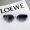 Loewe LW50037 Anagram Sunglasses In Metal Purple