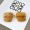 Loewe LW50038U Anagram Square Sunglasses In Metal Yellow