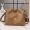 Loewe Medium Flamenco Clutch In Futurist Cats Motif Nappa Calfskin Mocha