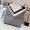 Loewe Medium Puzzle Fold Tote In Marquetry Squares Motif Nappa Calfskin Grey/Light Ghost