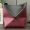 Loewe Medium Puzzle Fold Tote In Bicolor Calfskin Crimson/Chocolate