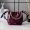 Loewe Mini Flamenco Purse In Hagfish Burgundy