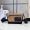 Loewe Mini Flex Messenger In Canvas and Suede Black/Dark Gold